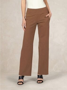 KIRAGRACE TRAVELER PANT DARK KHAKI LARGE EUC